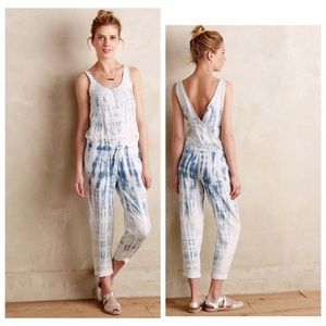 Anthropologie Cloth & Stone Makai tie-dye jumpsuit